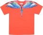 Marcelo Burlon County Of Milan Kids T-shirt met vleugelprint Rood - Thumbnail 1