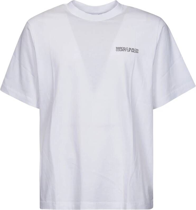 Marcelo Burlon T-shirt Wit Heren