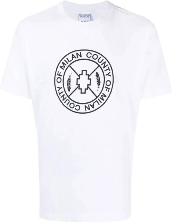 Marcelo Burlon T-shirt White Heren