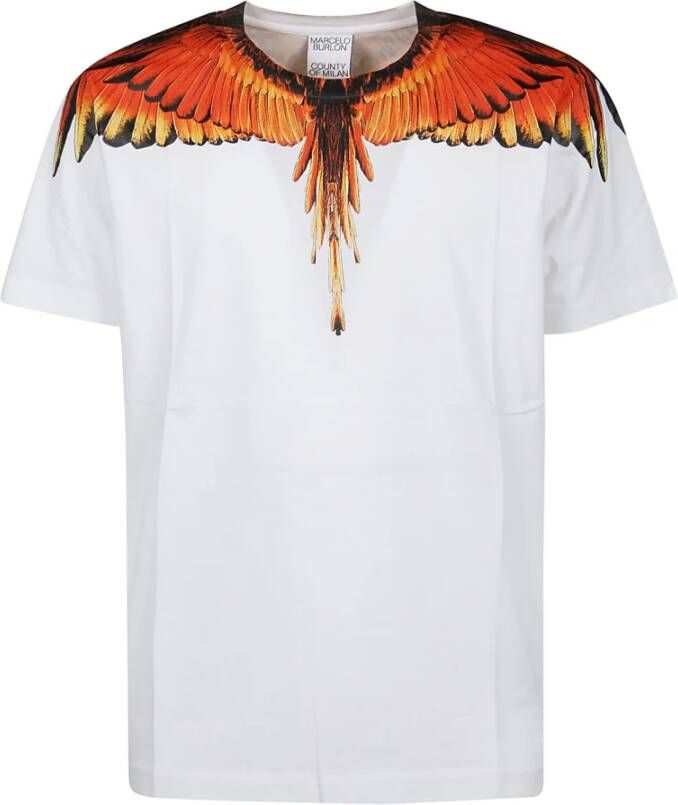 Marcelo Burlon T-shirt Wit Heren