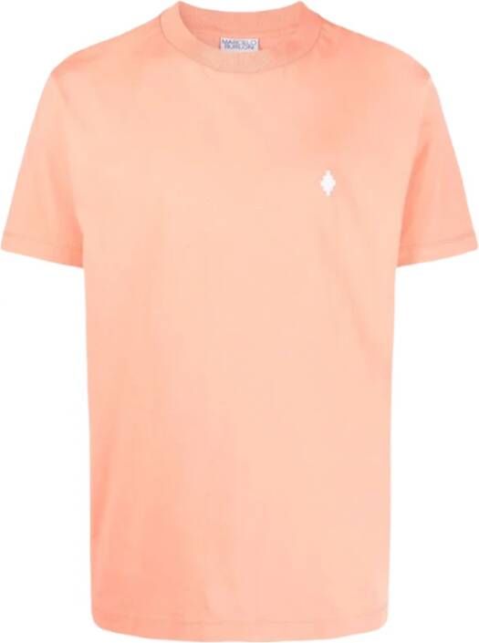 Marcelo Burlon T-Shirts Oranje Heren