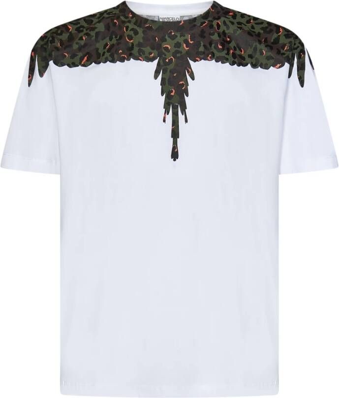 Marcelo Burlon T-Shirts Wit Heren