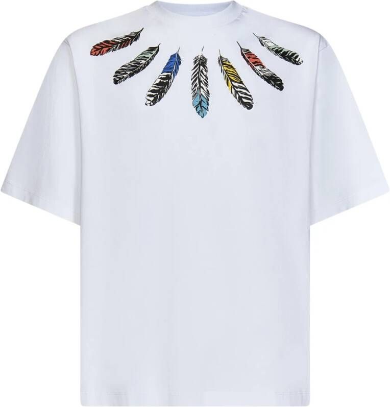 Marcelo Burlon T-Shirts Wit Heren