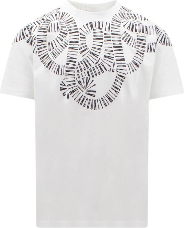 Marcelo Burlon T-Shirts Wit Heren