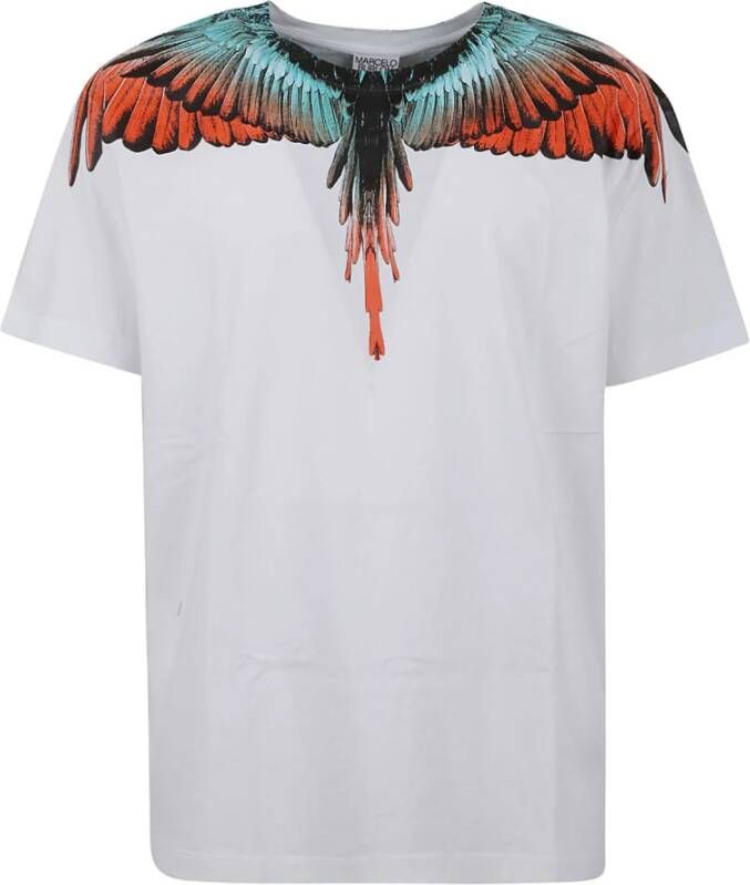 Marcelo Burlon T-Shirts Wit Heren