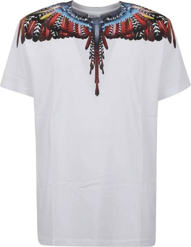 Marcelo Burlon T-Shirts Wit Heren