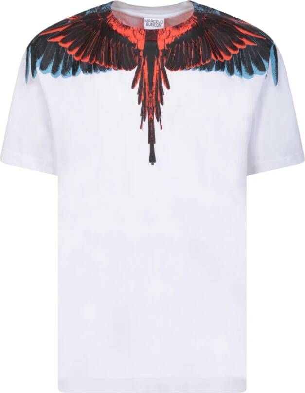 Marcelo Burlon T-Shirts Wit Heren