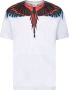 Marcelo Burlon T-shirts en Polos met Multicolor Vleugelprint White Heren - Thumbnail 6