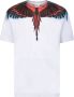 Marcelo Burlon T-shirts en Polos met Multicolor Vleugelprint White Heren - Thumbnail 7