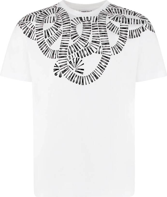 Marcelo Burlon T-Shirts Wit Heren