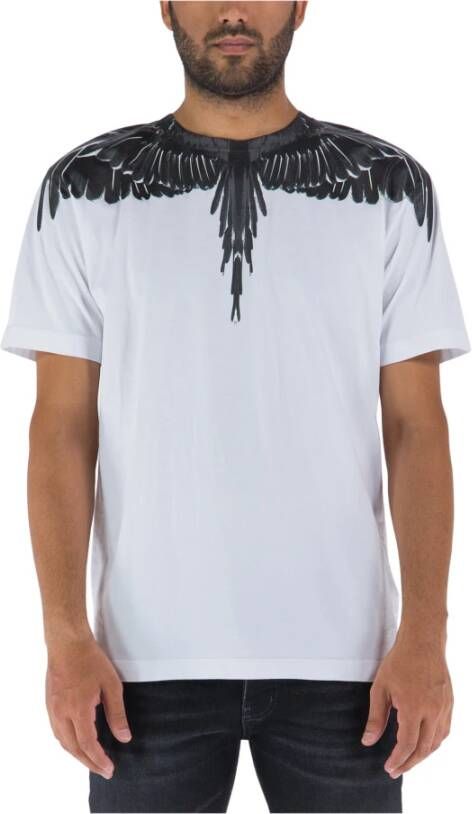 Marcelo Burlon County of Milan T-shirt met vleugelprint Wit - Foto 8