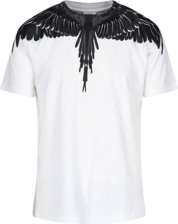 Marcelo Burlon Wings-print Biologisch Katoenen T-shirt Black Heren
