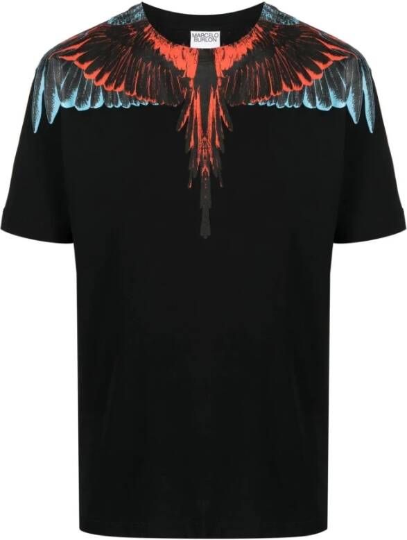 Marcelo Burlon T-Shirts Zwart Heren