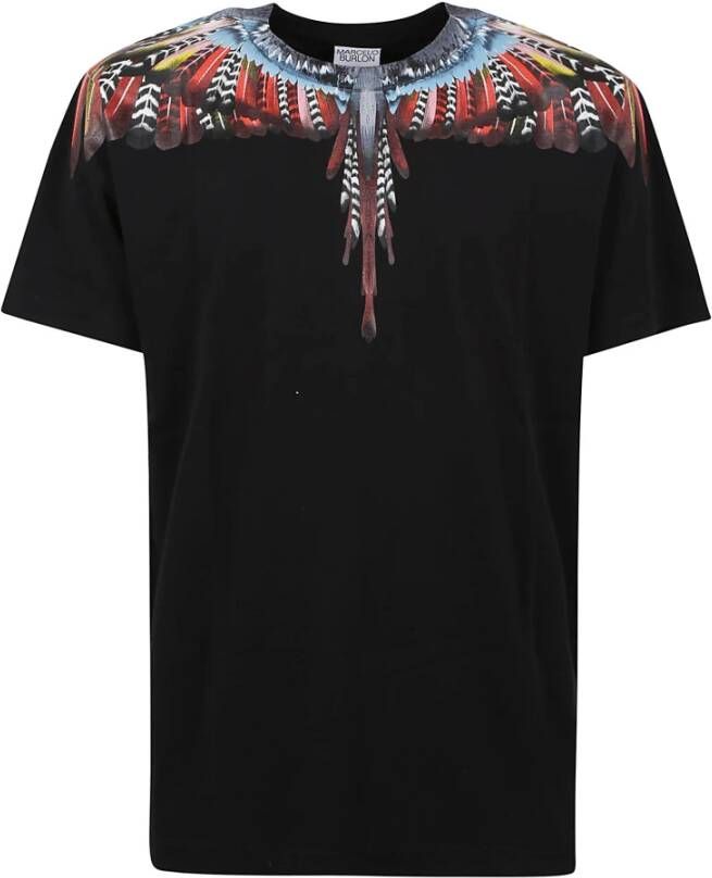 Marcelo Burlon T-Shirts Zwart Heren