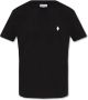 Marcelo Burlon County of Milan T-shirt met geborduurd logo Zwart - Thumbnail 1