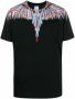 Marcelo Burlon Blauwe Lines Wings Ronde Hals T-Shirt Black Heren - Thumbnail 1