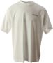 Marcelo Burlon Wit en Zwart Katoenen Cross Over T-Shirt White Heren - Thumbnail 6