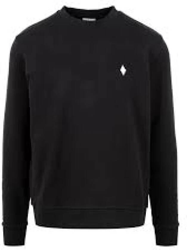 Marcelo Burlon Zwarte Katoenen Sweatshirt met Logo Print Black Heren