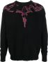 Marcelo Burlon Luxe Cashmere Ronde Hals Gebreide Kleding Black Heren - Thumbnail 2