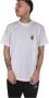Marcelo Burlon Wit en Rood Logo T-shirt voor Heren White Heren - Thumbnail 1