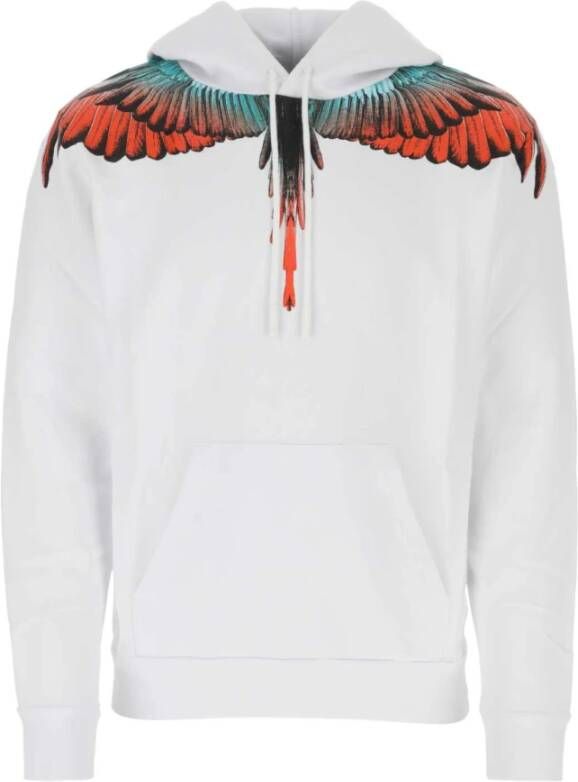 Marcelo Burlon Wit Katoenen Sweatshirt White Heren