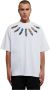 Marcelo Burlon Oversized T-shirt met Veermotief Wit Heren - Thumbnail 5