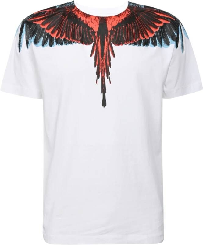 Marcelo Burlon Witte T-shirts en Polos Licht en Natuurlijk White Heren