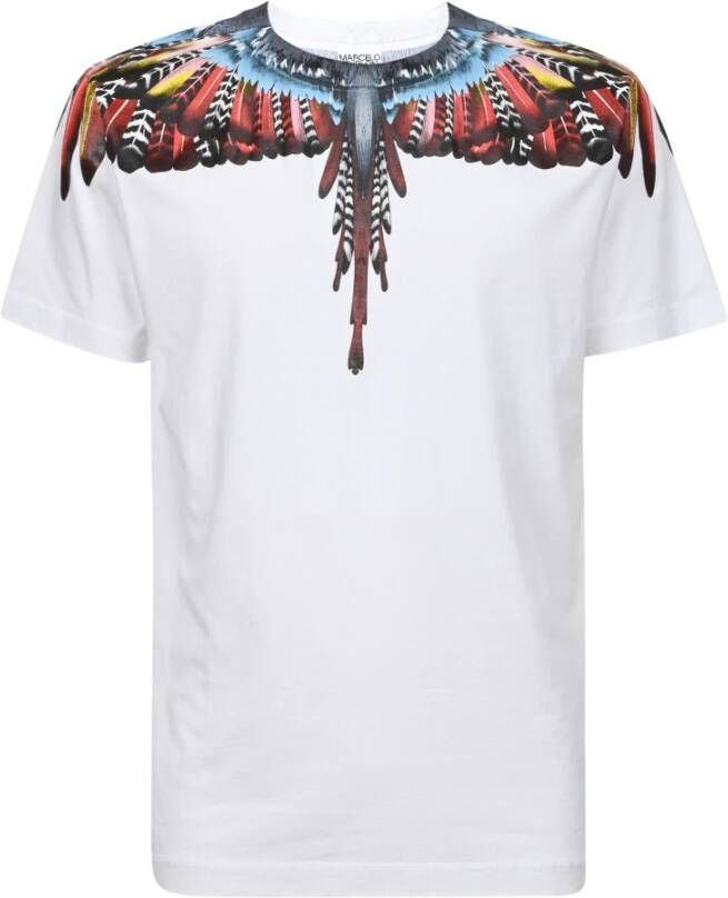 Marcelo Burlon Witte T-shirt voor Heren Casual Stijl White Heren