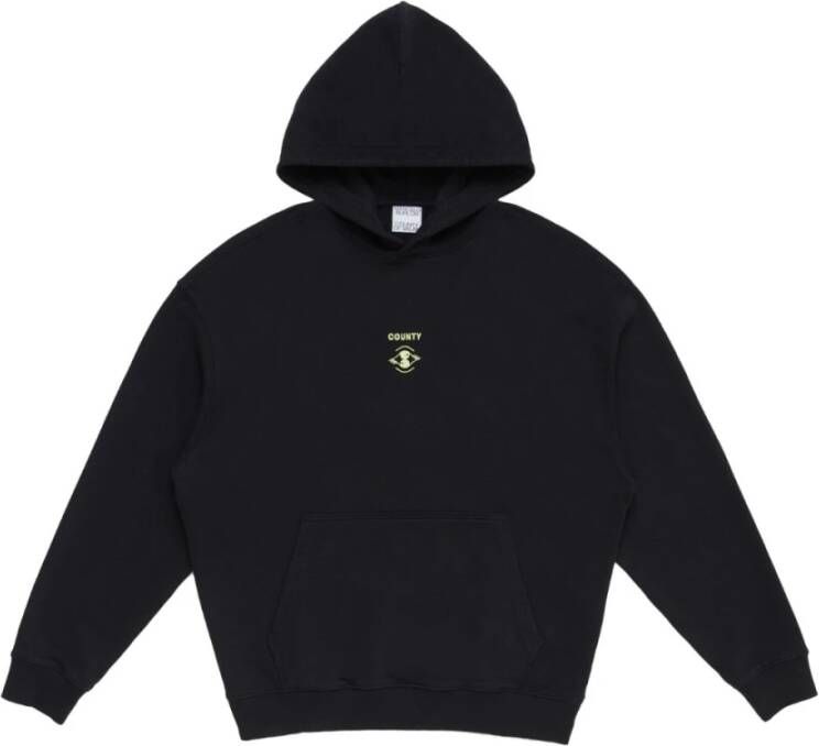 Marcelo Burlon Zwart Lime Eye Comfort Hoodie Zwart Heren