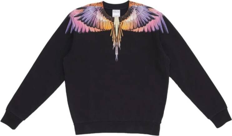 Marcelo Burlon Zwarte Icon Wings Crewneck Zwart Heren