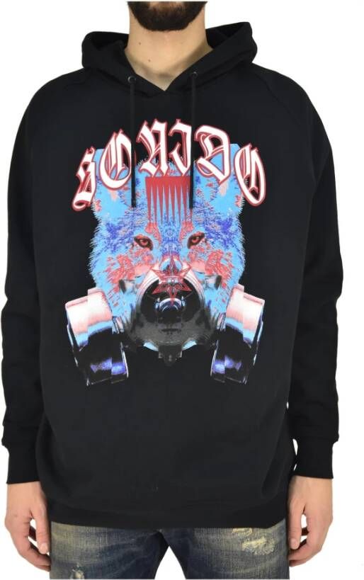 Marcelo Burlon Zwarte Katoenen Hoodie Zwart Heren