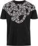 Marcelo Burlon Zwarte Logo Print Katoenen Tops Zwart Heren - Thumbnail 1