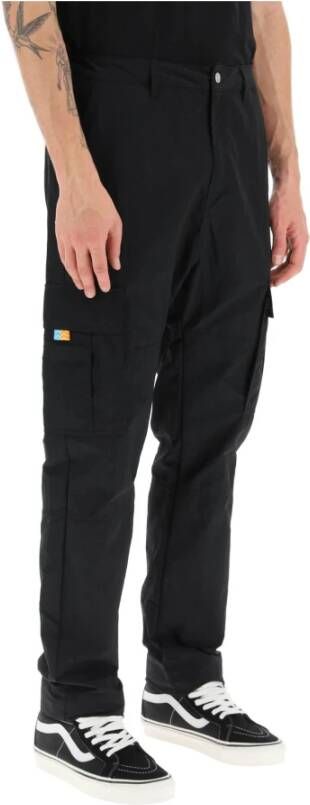 Marcelo Burlon Zwarte nylonbroek Zwart Heren