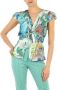 Guess Korte Mouw Blouse Multicolor Dames - Thumbnail 3