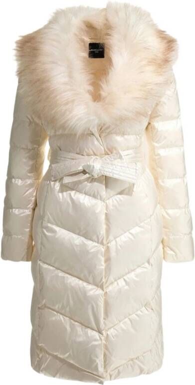Guess Lange Pufferjas White Dames