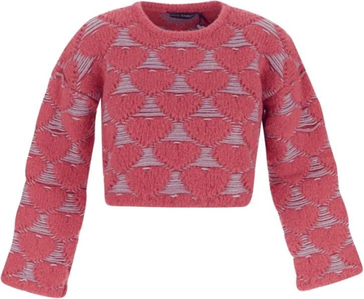 Marco Rambaldi Round-neck Knitwear Roze Dames