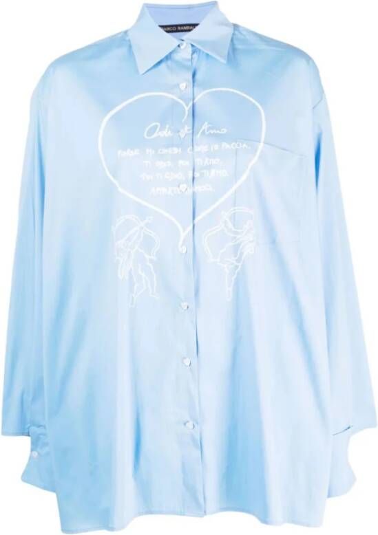 Marco Rambaldi Shirts Blauw Dames
