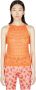 Marco Rambaldi Sleeveless Tops Oranje Dames - Thumbnail 1
