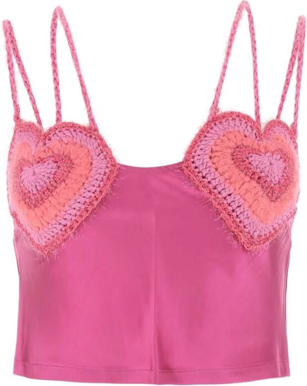 Marco Rambaldi Sleeveless Tops Roze Dames