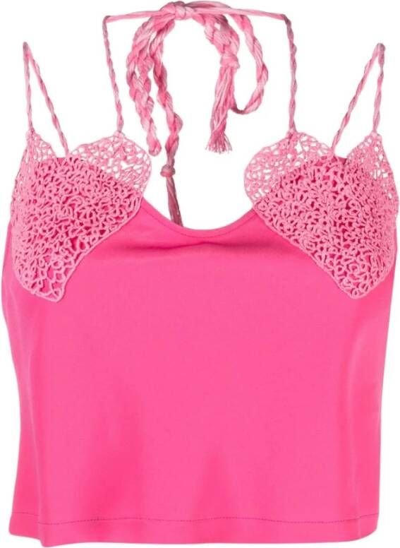 Marco Rambaldi Sleeveless Tops Roze Dames