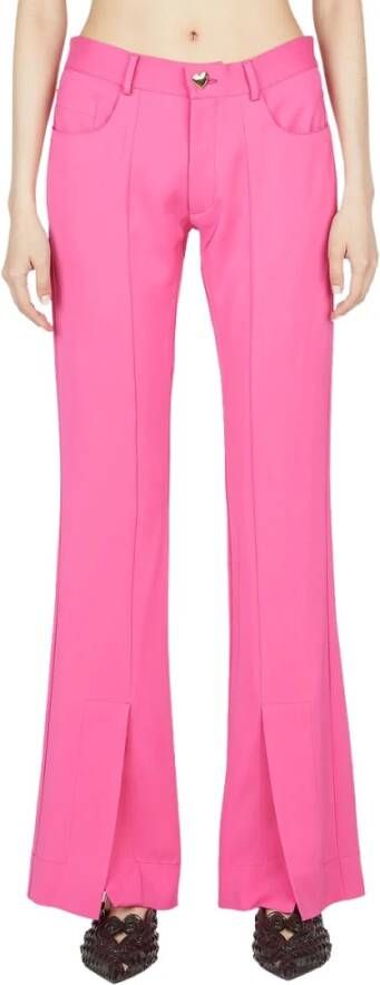 Marco Rambaldi Straight Trousers Roze Dames
