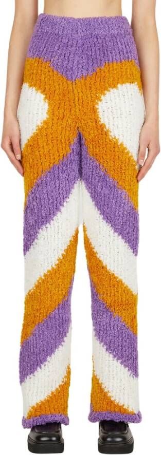 Marco Rambaldi Trousers Purple Dames