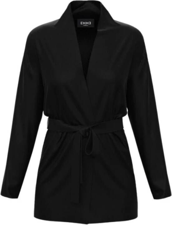 Marella Belted Coats Zwart Dames