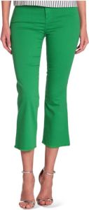 Marella Leather Trousers Groen Dames