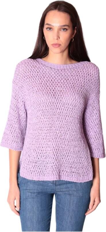 Marella Long Sleeve Tops Paars Dames