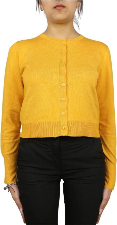 Marella Stijlvolle Cardigan voor Vrouwen Yellow Dames