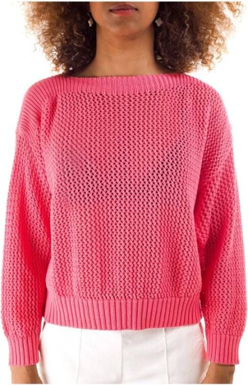 Marella Round-neck Knitwear Roze Dames