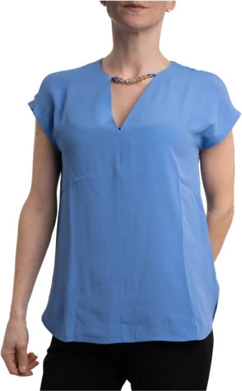 Marella T-shirt Blauw Dames