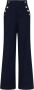 Marella Wide Trousers Blauw Dames - Thumbnail 1