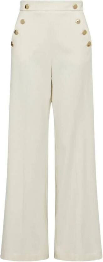 Marella Wide Trousers Wit Dames